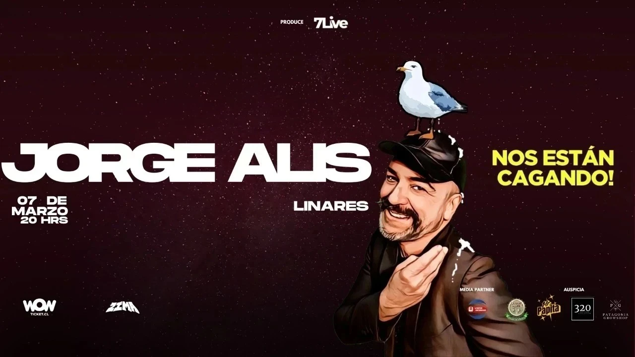 JORGE ALIS EN LINARES "NOS ESTAN CAGANDO" (TEATRO MUNICIPAL VIERNES 07 DE MARZO)