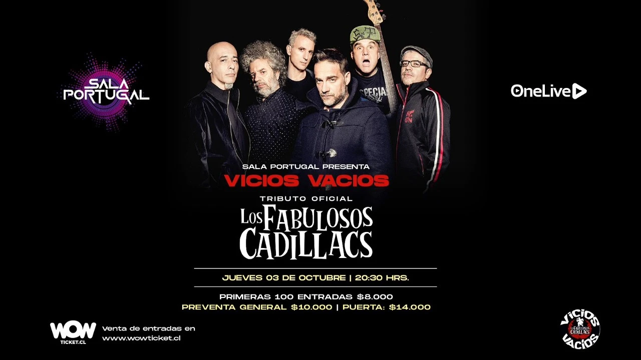 Los Fabulosos Cadillacs - Vicios Vacios Tributo Oficial - Sala Portugal